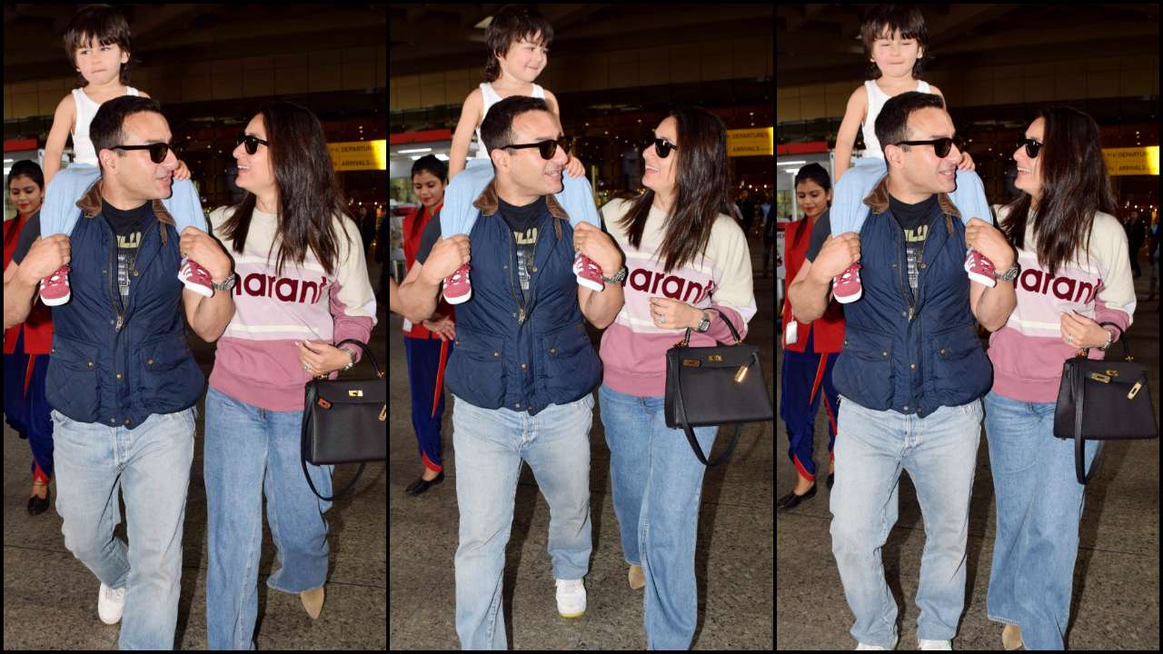 Saif and Kareena are happy to be back!