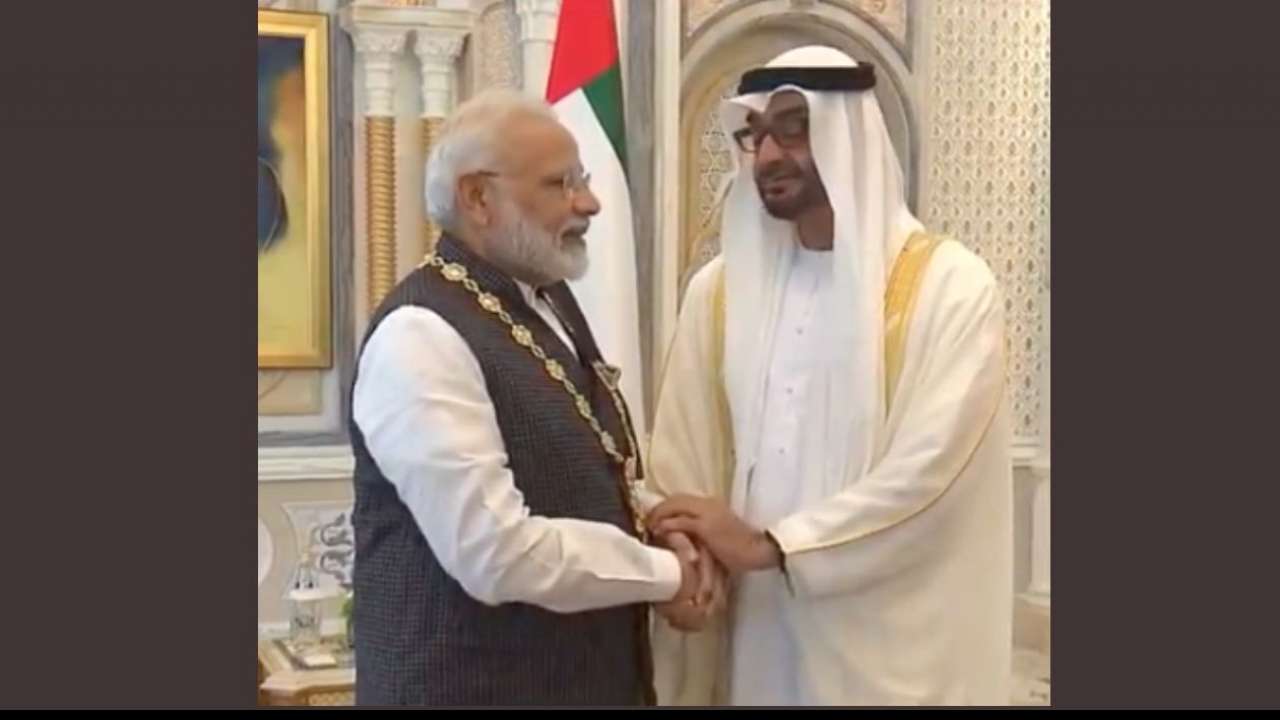 PM Modi conferred the Zayed Model