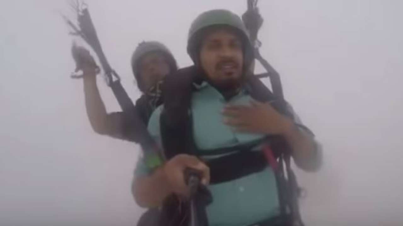 Watch: This man's first paragliding experience is now the biggest meme on  social media