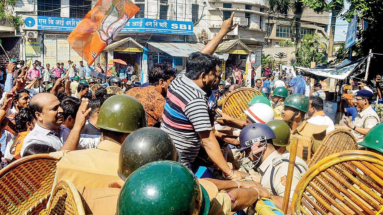 Protest in Burdwan