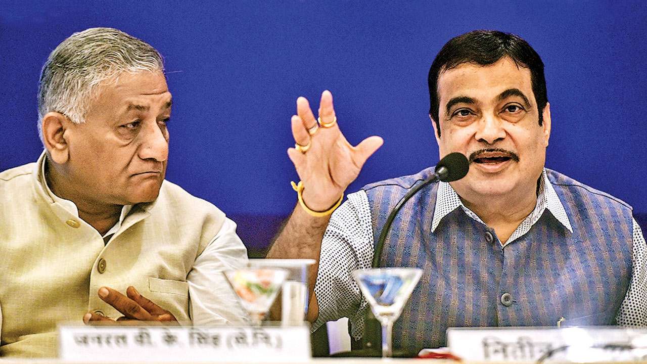 Image result for nitin gadkari pays fine