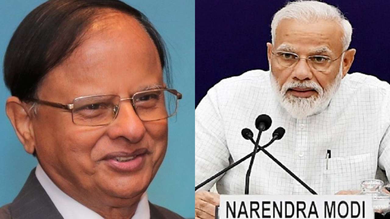 PK Sinha and PM Modi