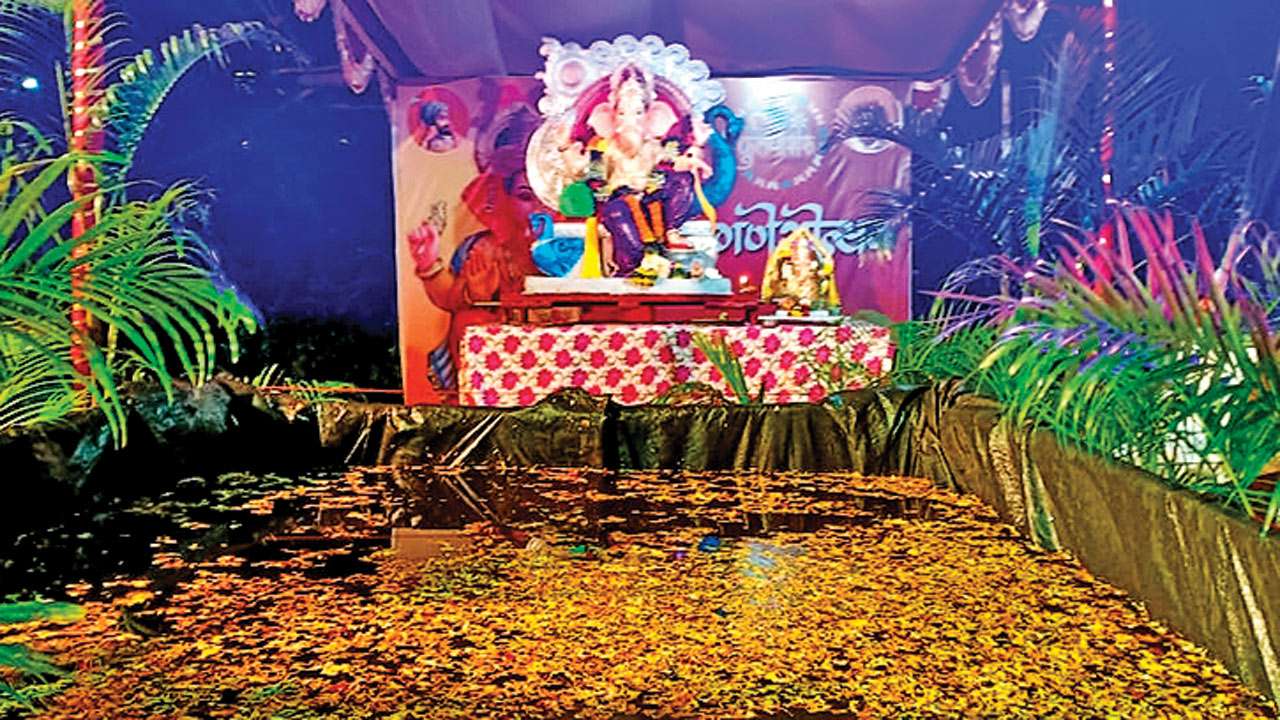 DNA POSITIVE: Borivali mandal bids Bappa bye in 5-foot tank