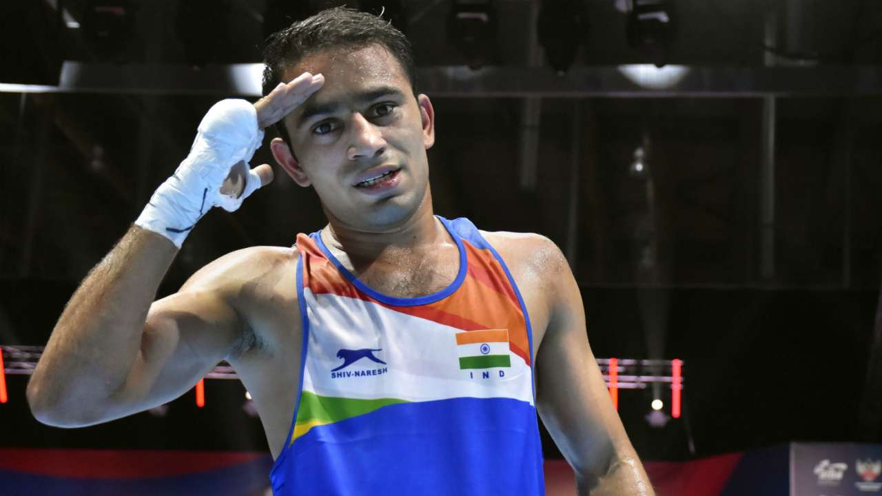 Amit Panghal 1st Indian to reach World Boxing Championships' final