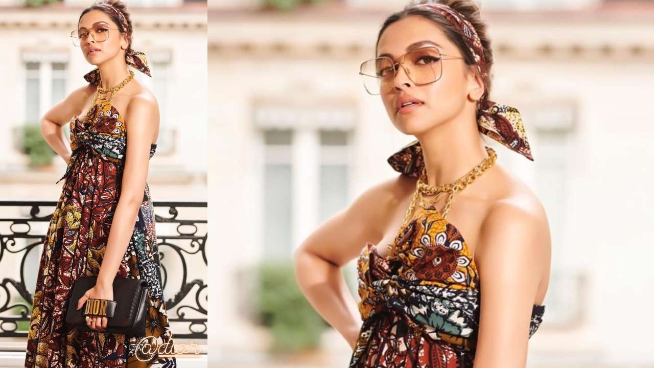 Paris Fashion Week: Deepika Padukone makes heads turn with retro chic  strapless gown
