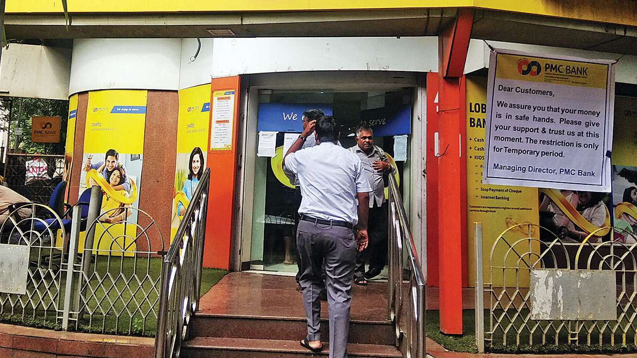 Vexed Depositors Of Punjab And Maharashtra Co Operative Bank To