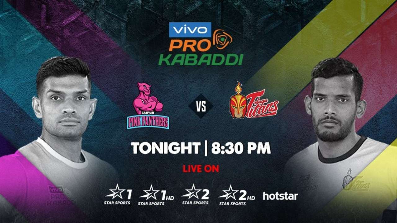 League-leaders Jaipur Pink Panthers face a tough Telugu Titans