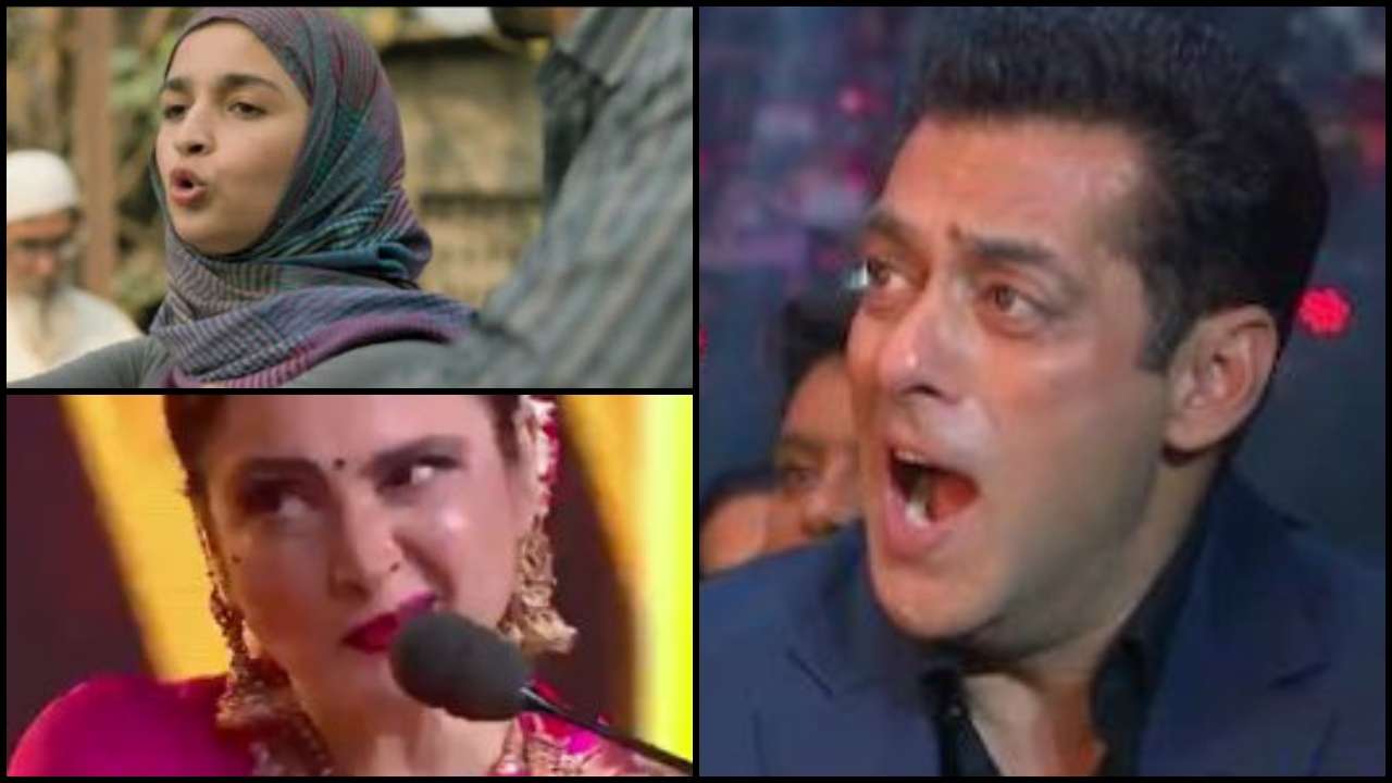 Salman Khan And Alia Bhatt Xxx - Watch: Salman Khan is fan of Rekha's 'Dhoptungi' version over original  'Gully Boy' actress Alia Bhatt