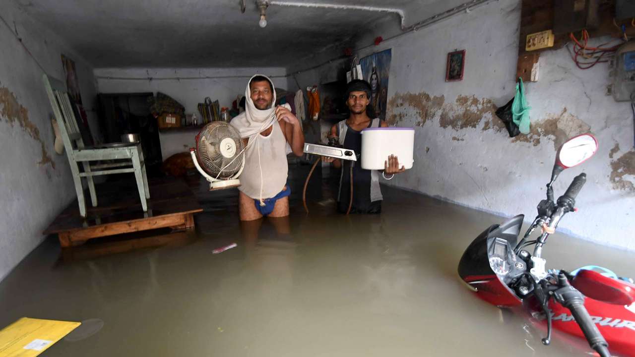 Waterlogged houses