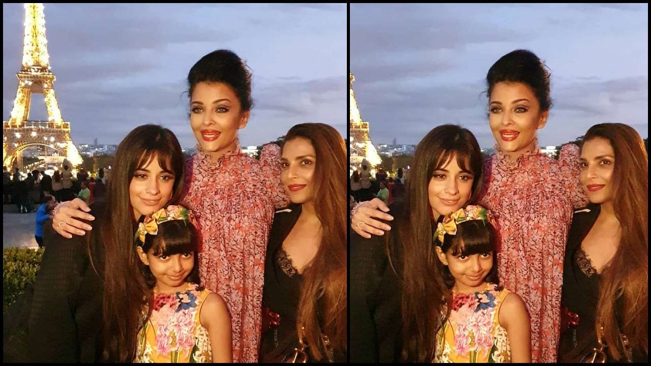 Aishwarya and Aaradhya