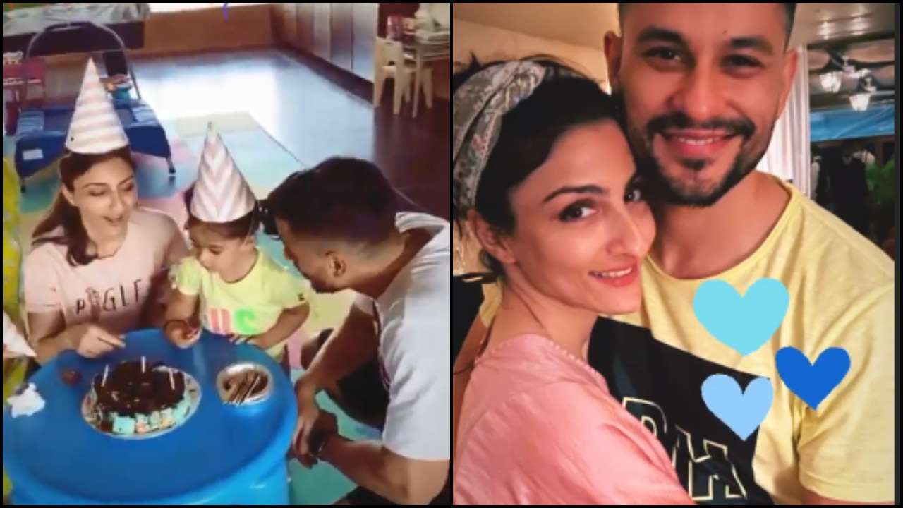 Little Inaaya And Hubby Kunal Kemmu Make Soha Ali Khan S 41st