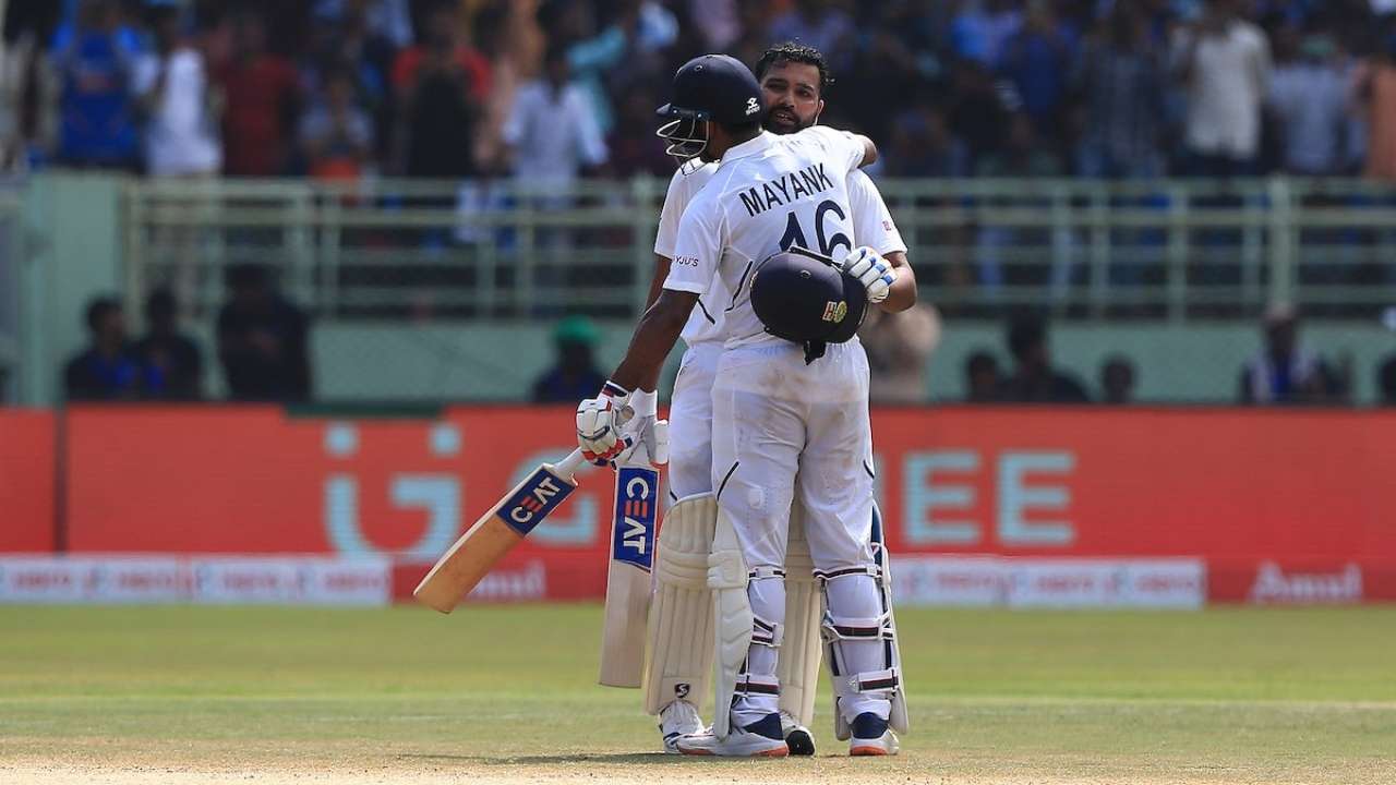 Rohit Sharma, Mayank Agarwal look to extend dominating start