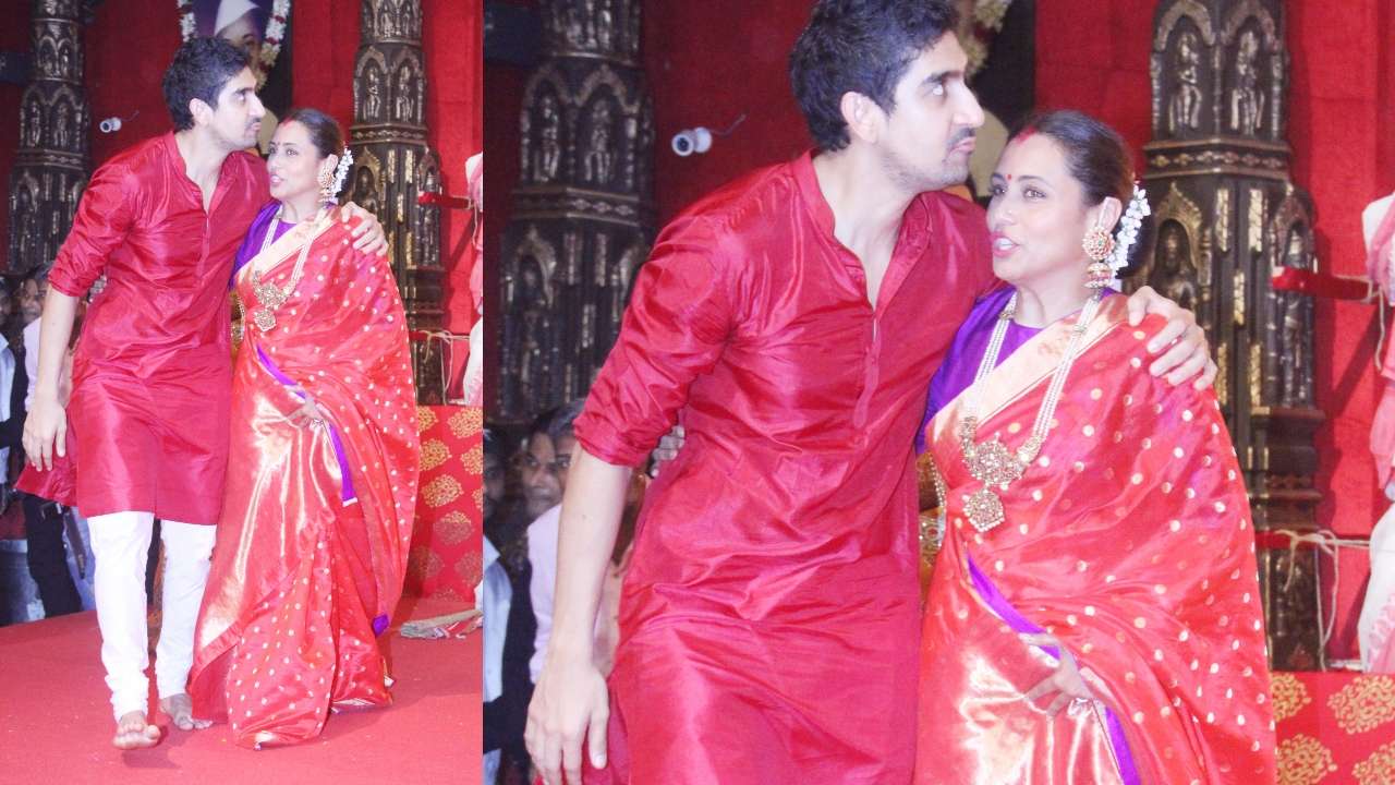 Ayan Mukerji and Rani Mukerji