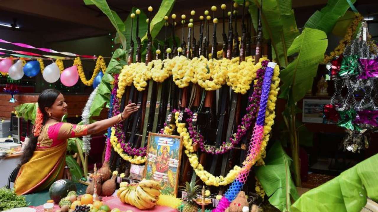 ayudha puja 2019 significance subh muhurat more ayudha puja 2019 significance subh