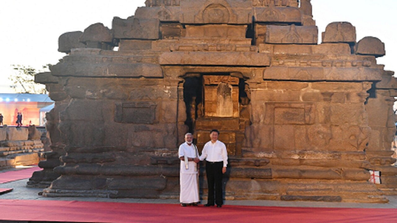 Modi-Xi in Mamallapuram