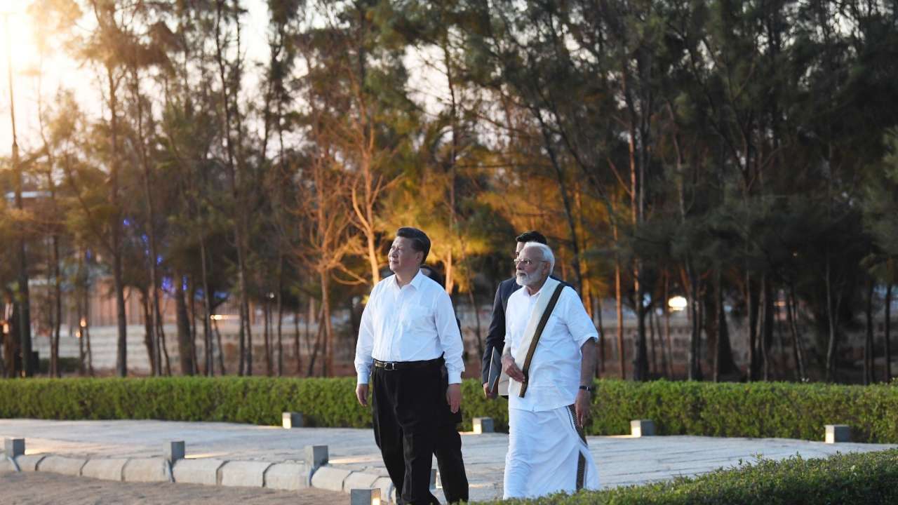 PM Modi gifts President Xi 'nachiarkoil' branched annam lamp