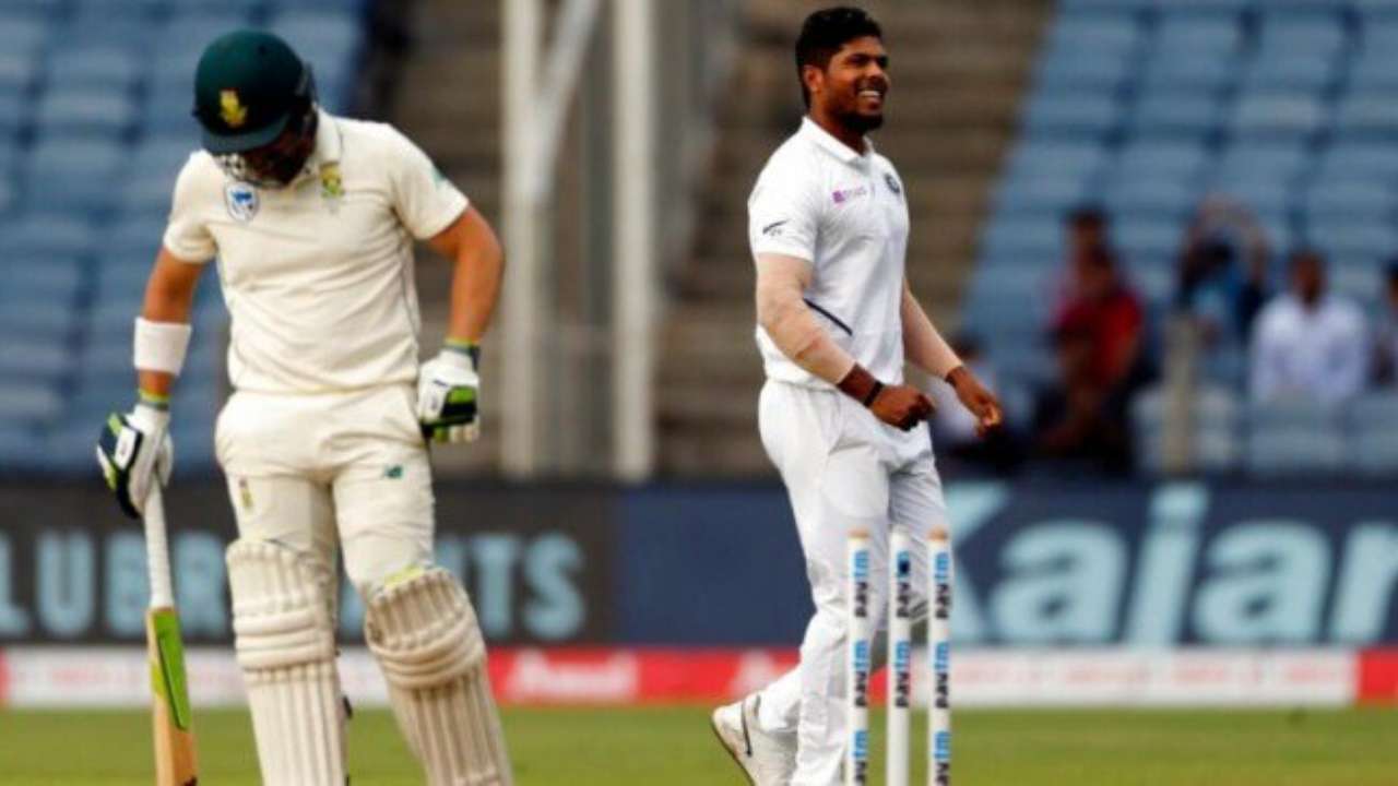 Umesh Yadav gets his third, Theunis de Bruyn departs for 30