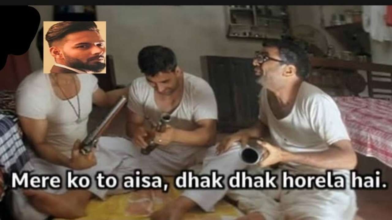 Mere ko to aisa dhak dhak horela hai: Netizens on what Rishabh Pant is  feeling after Wriddhiman Sahas Pune heroics