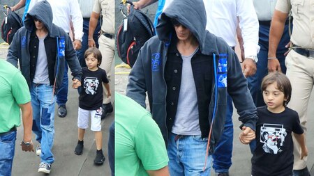 Shah Rukh Khan and AbRam