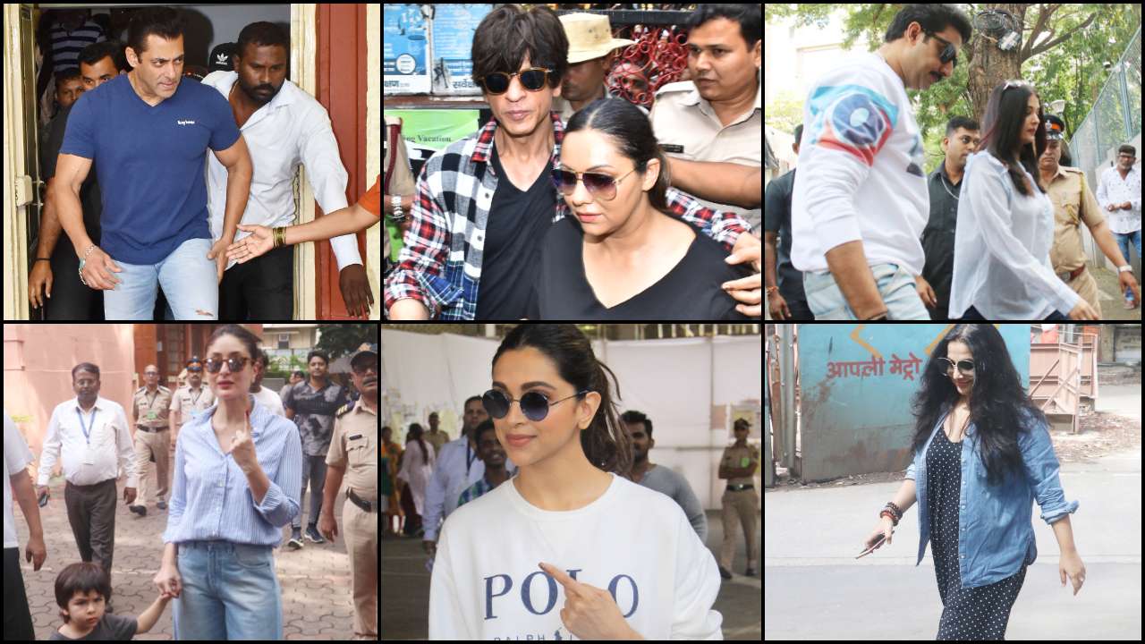 Maharashtra Elections 2019: SRK, Salman, Aishwarya, Abhishek, Kareena ...