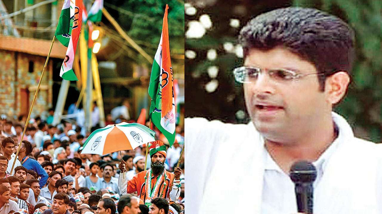 Congress forms government with JJP support