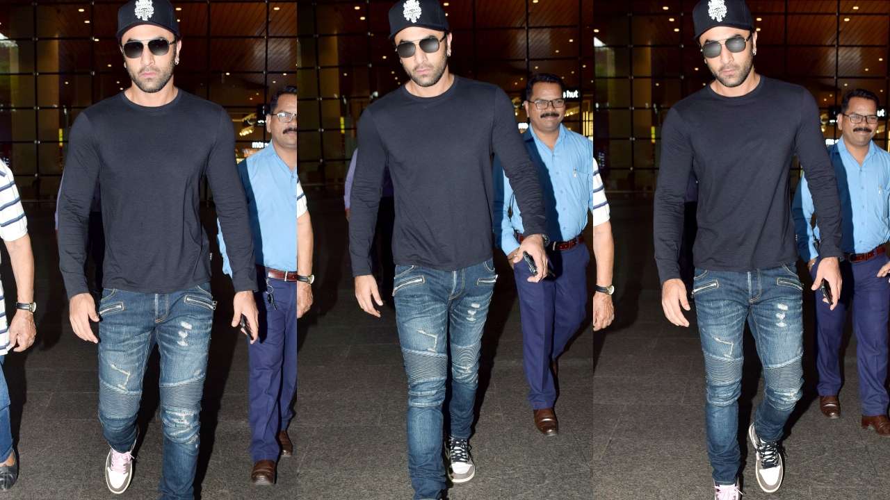 A day after Alia Bhatt, Ranbir Kapoor looks charming-as-ever on his return  to Mumbai from London vacay