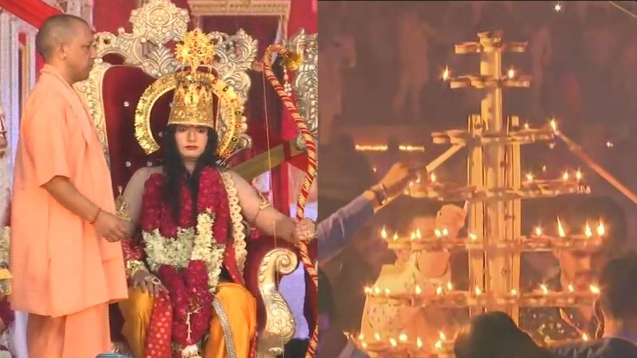 Deepotsav celebrations underway in Ayodhya, UP CM Yogi Adityanath kicks ...