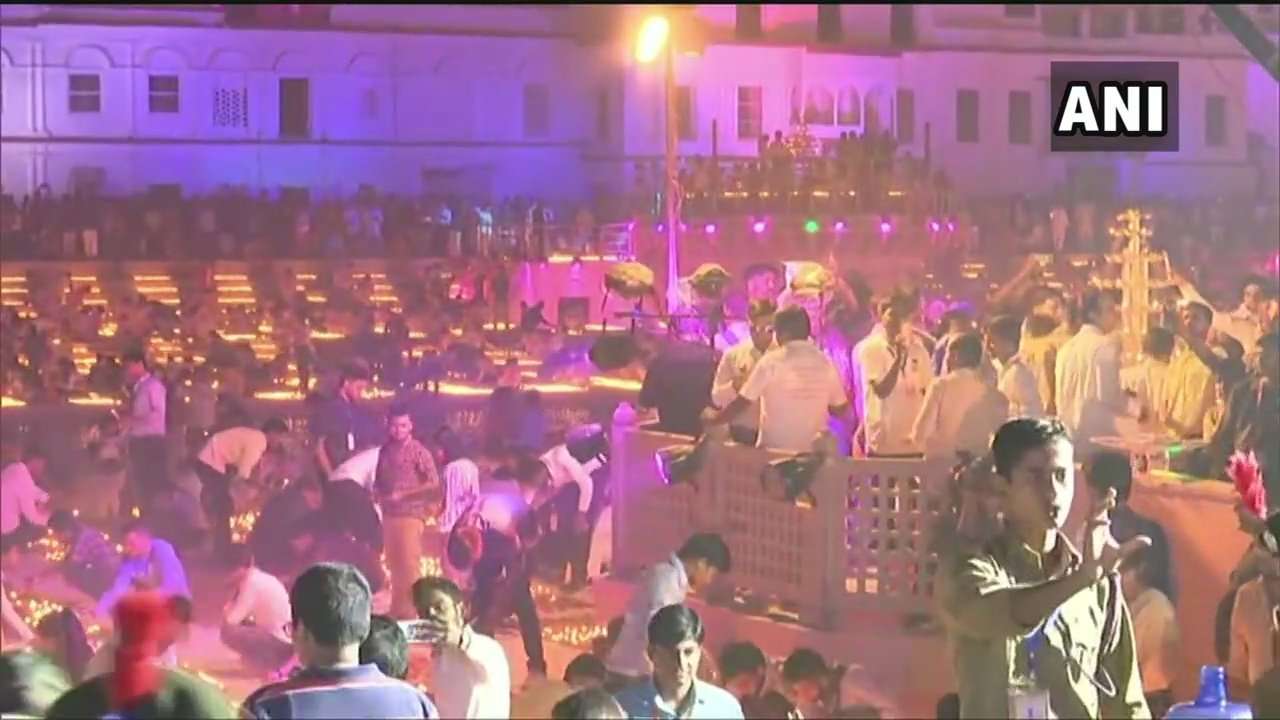 Deepotsav celebrations underway in Ayodhya, UP CM Yogi Adityanath kicks ...