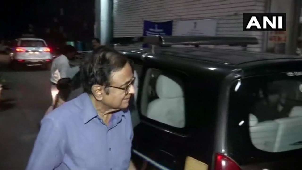 P Chidambaram back to ED office, earlier admitted to AIIMS after gastrointestinal complications