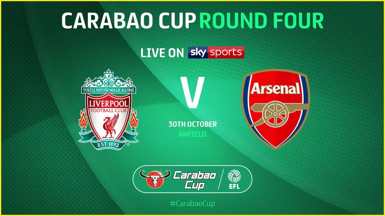 Liverpool vs Arsenal, EFL Cup: Live streaming, teams, time in India (IST) &  where to watch on TV