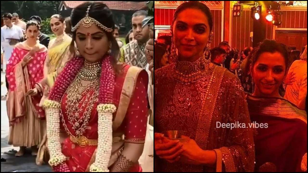 Photos Sisters Deepika Padukone And Anisha Padukone Give Major Ethnic Wear Goals At Their Best Friend S Wedding
