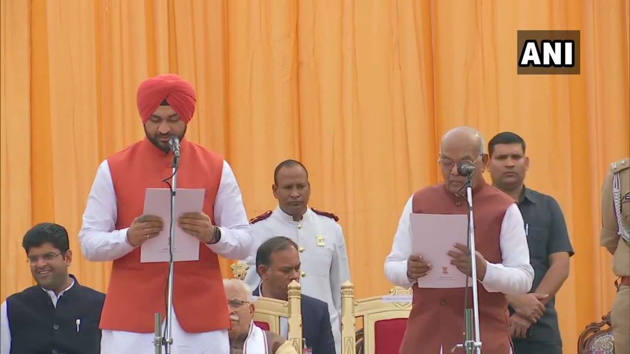 Haryana 10 ministers take oath in Haryana expansion