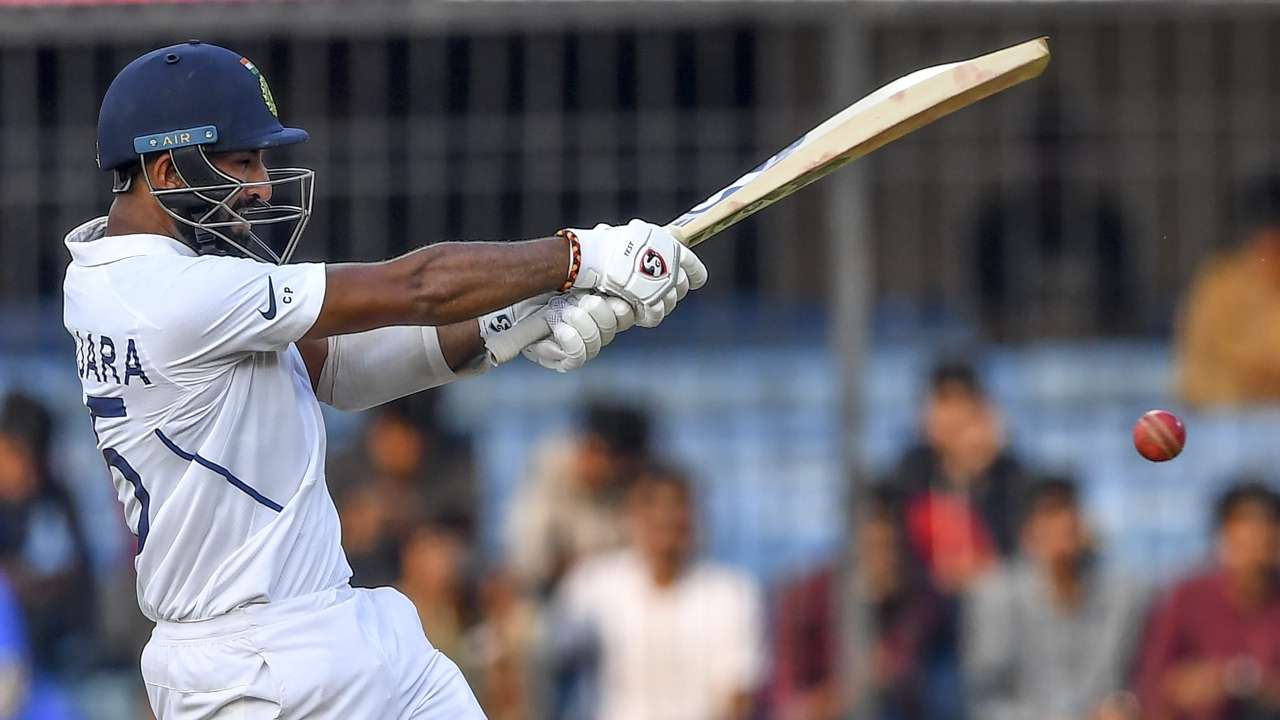 Pujara dismissed for 54