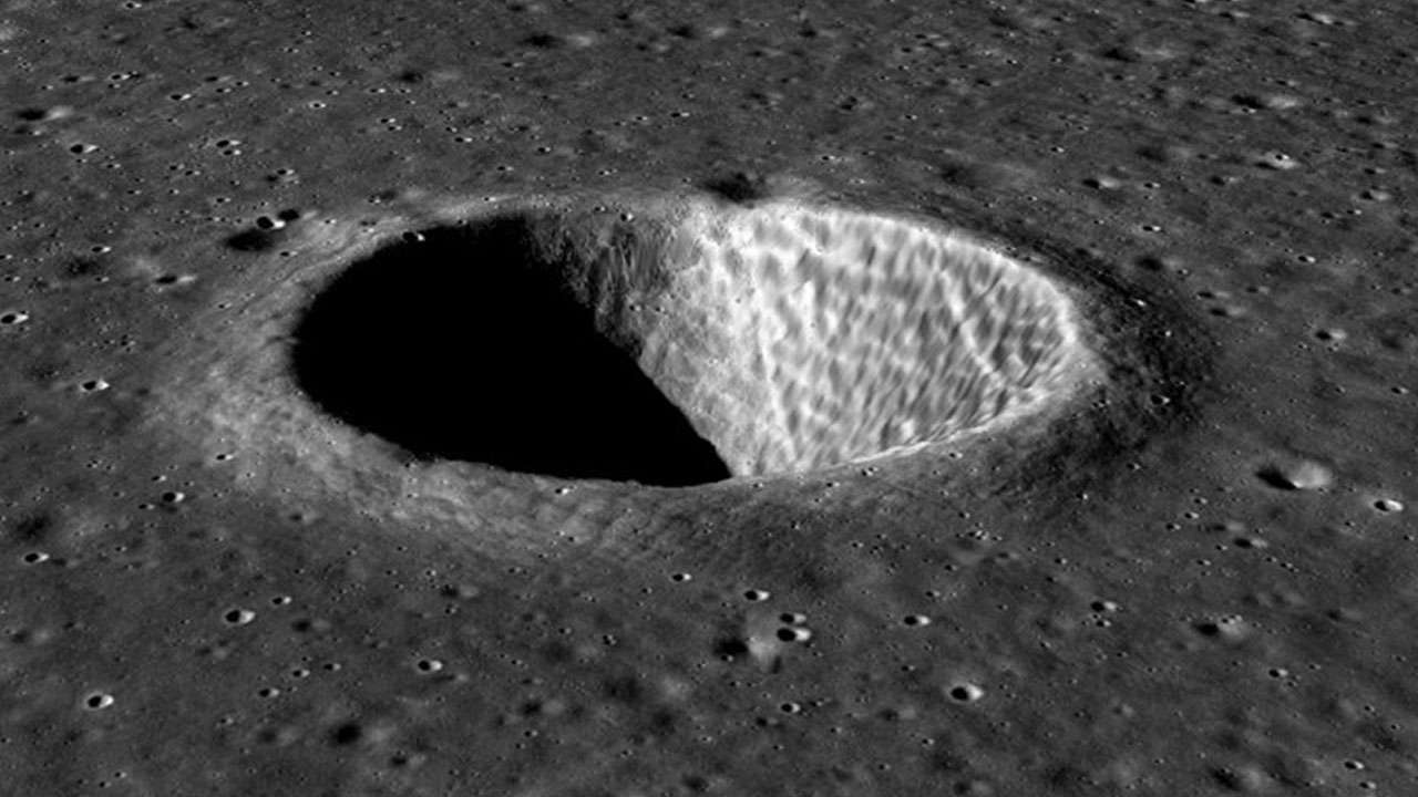 ISRO releases 3D image of crater on moon taken by the Chadrayaan 2 orbiter