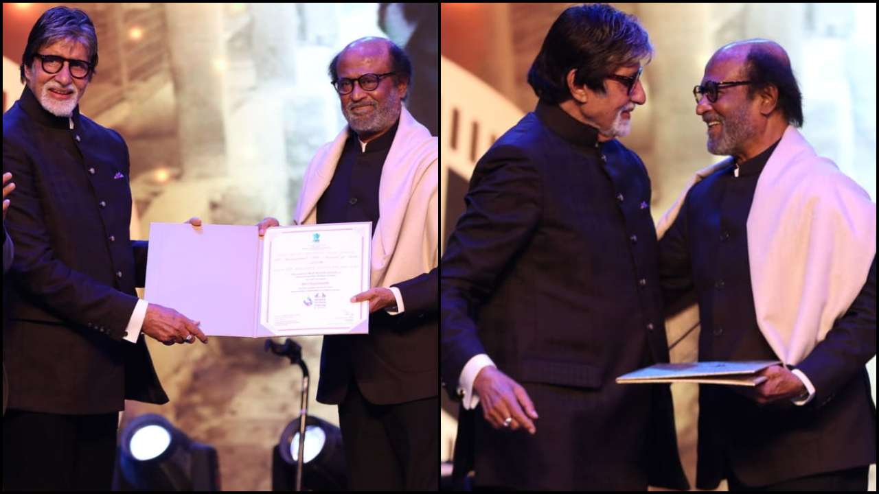 IFFI 2019: Amitabh Bachchan Calls Rajinikanth 'incredible Source Of ...