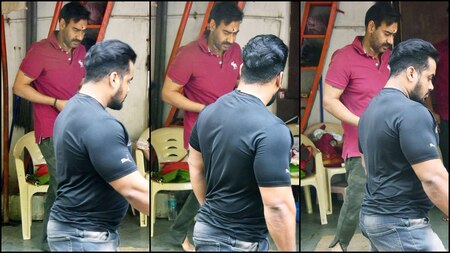 Ajay Devgn offers prayers at temple