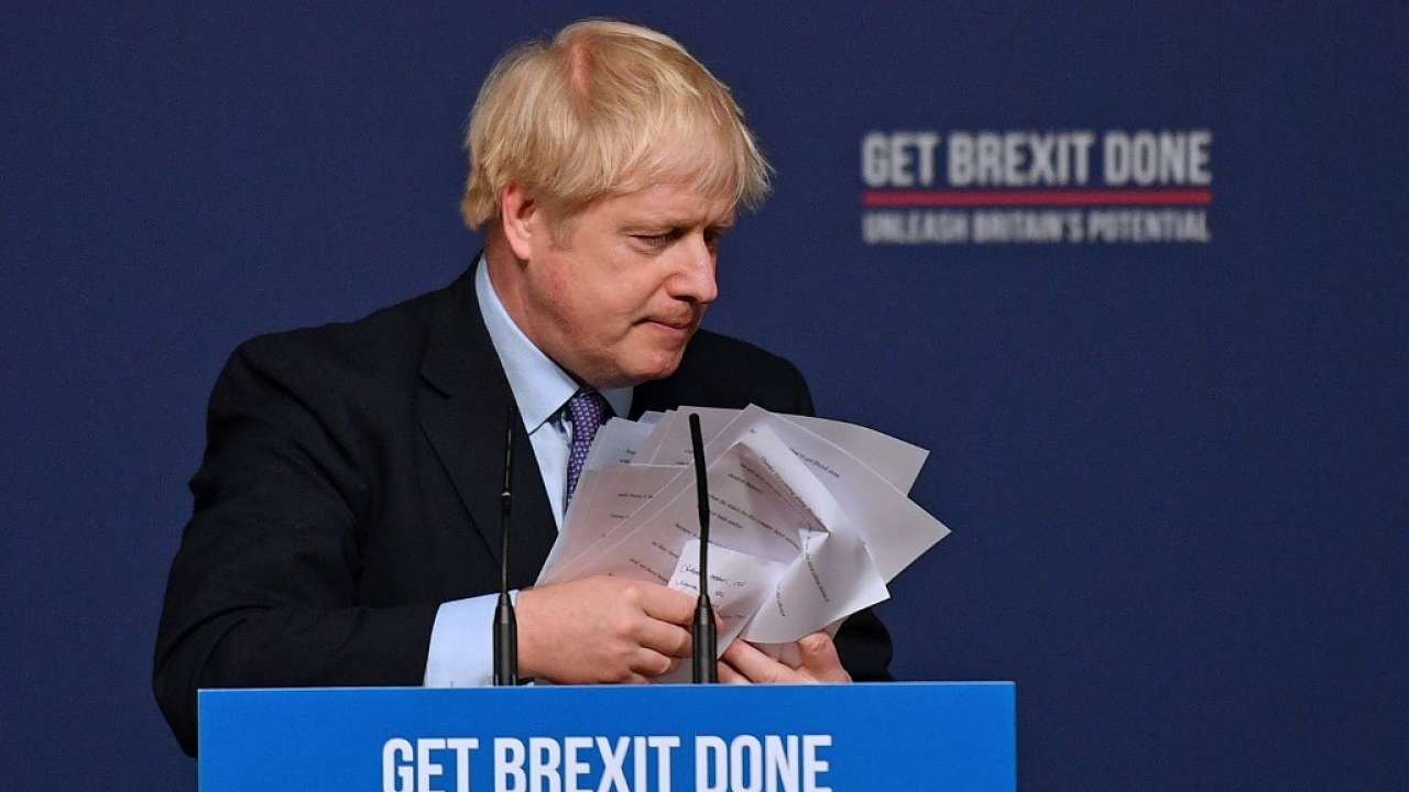 Boris Johnson launches Conservative Party's 'Get Brexit ...