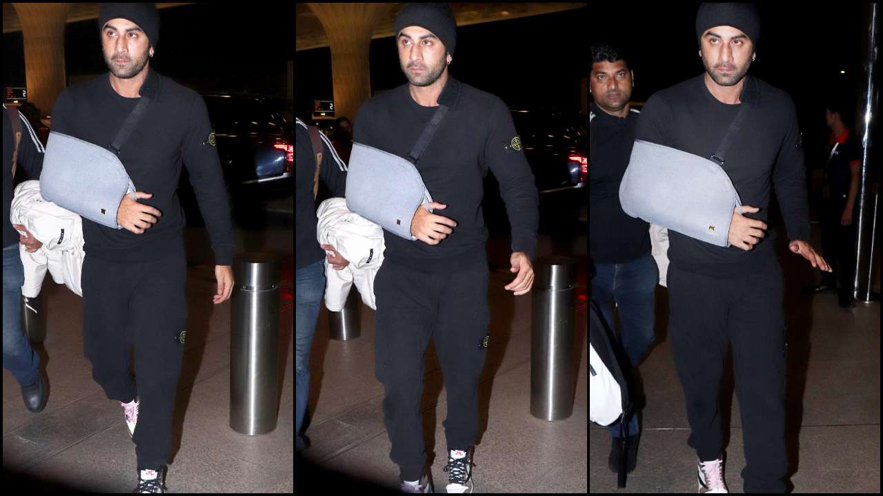 Injured Ranbir Kapoor