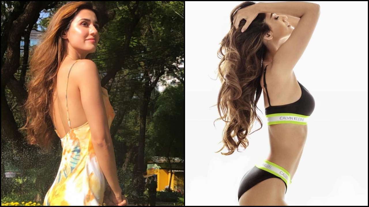 Disha Patani once again sets Internet on fire with her sexy look in neon  green lingerie