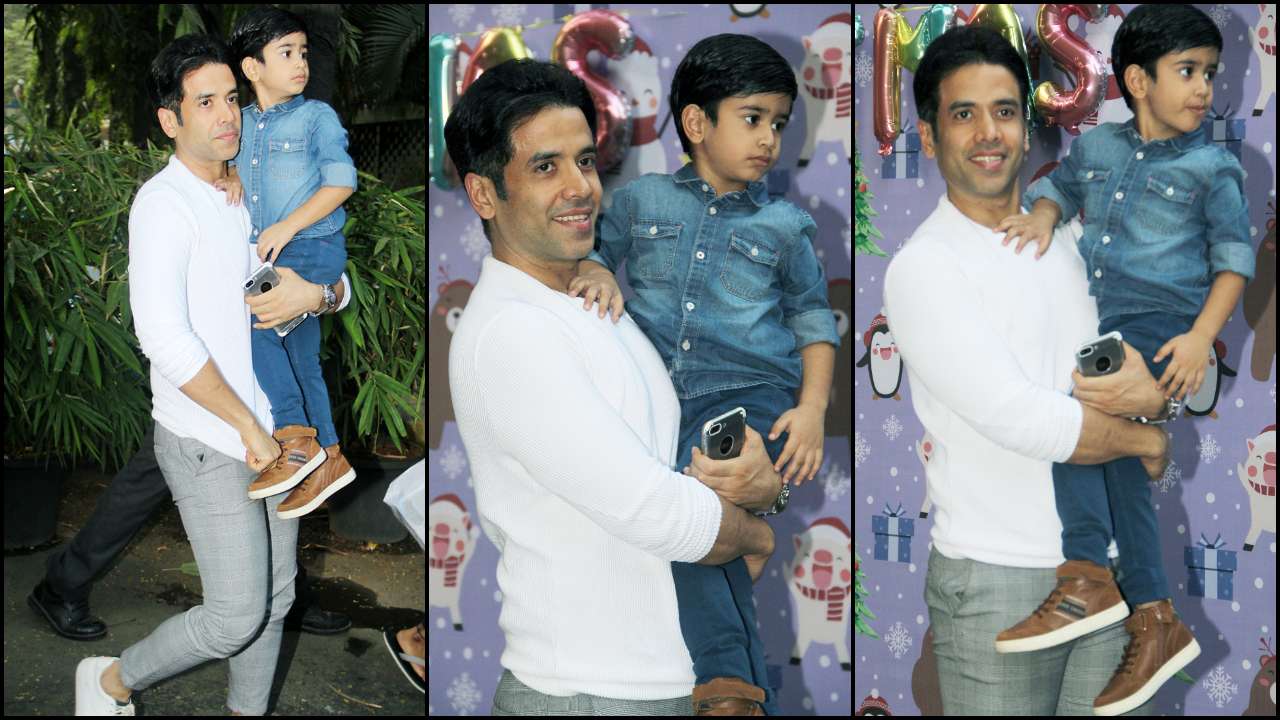 Tusshar Kapoor and Laksshya Kapoor