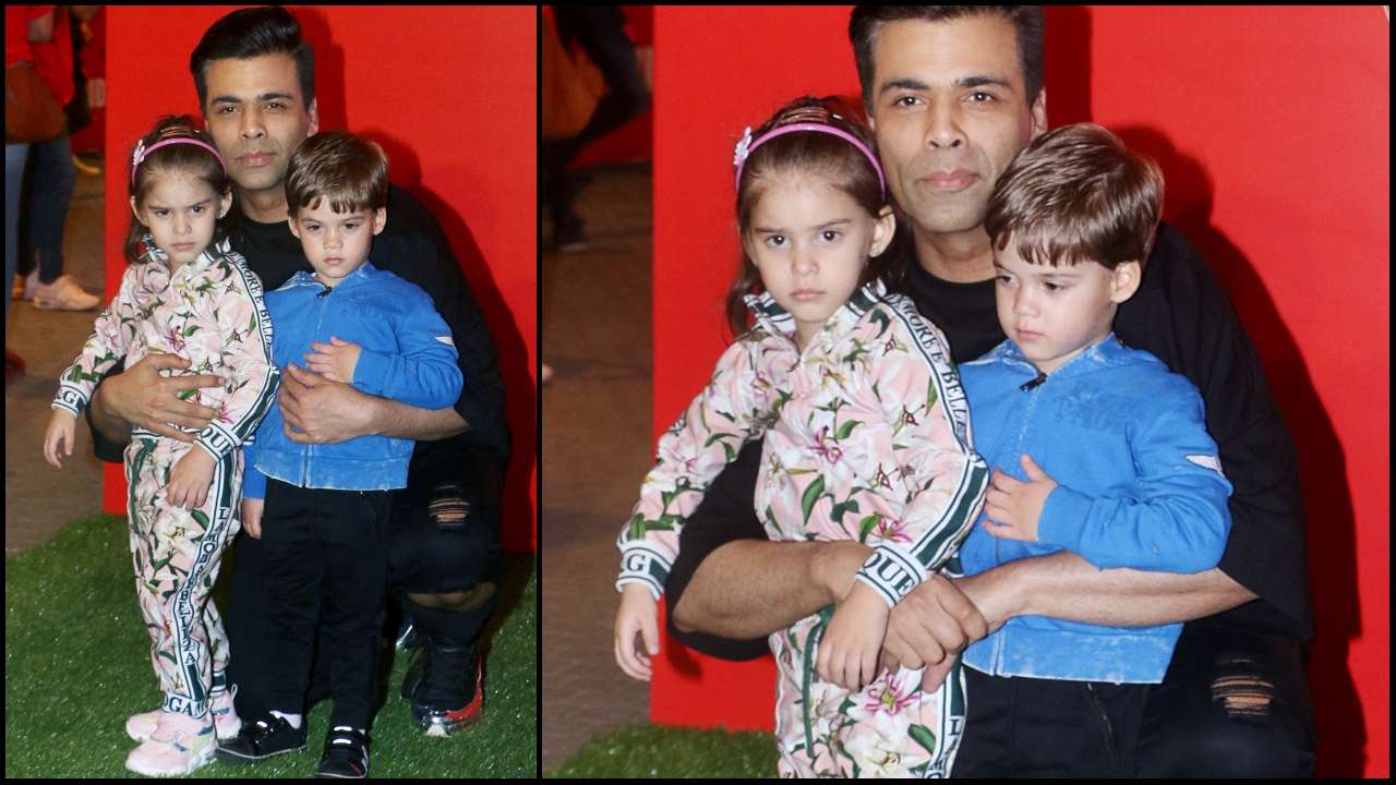 Karan Johar with kids