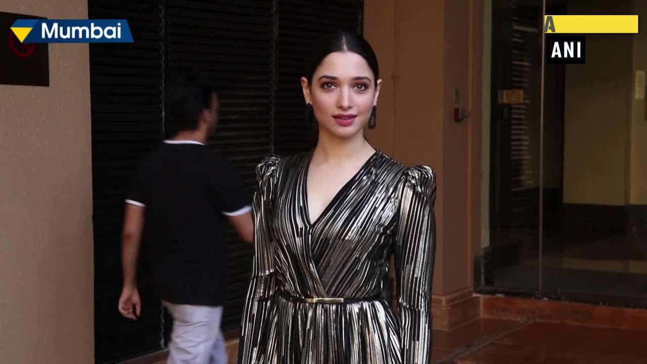 Tamannaah Bhatia Janhvi Kapoor spotted in Mumbai