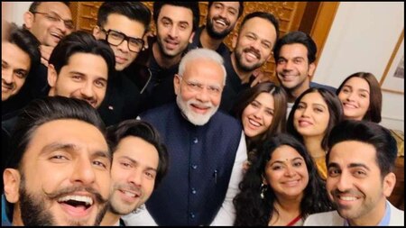 Bollywood's selfie with PM Narendra Modi