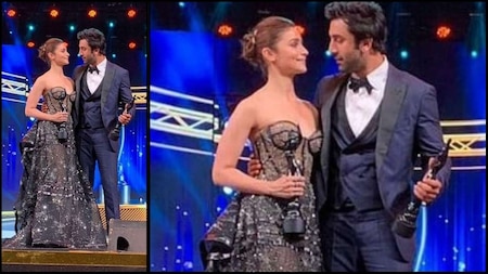 Alia Bhatt and Ranbir Kapoor's award-winning moment