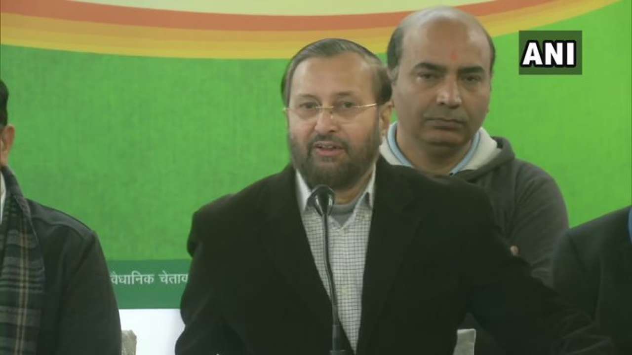 Union Minister Prakash Javadekar blames AAP, Congress for instigating anti-CAA violence in Delhi
