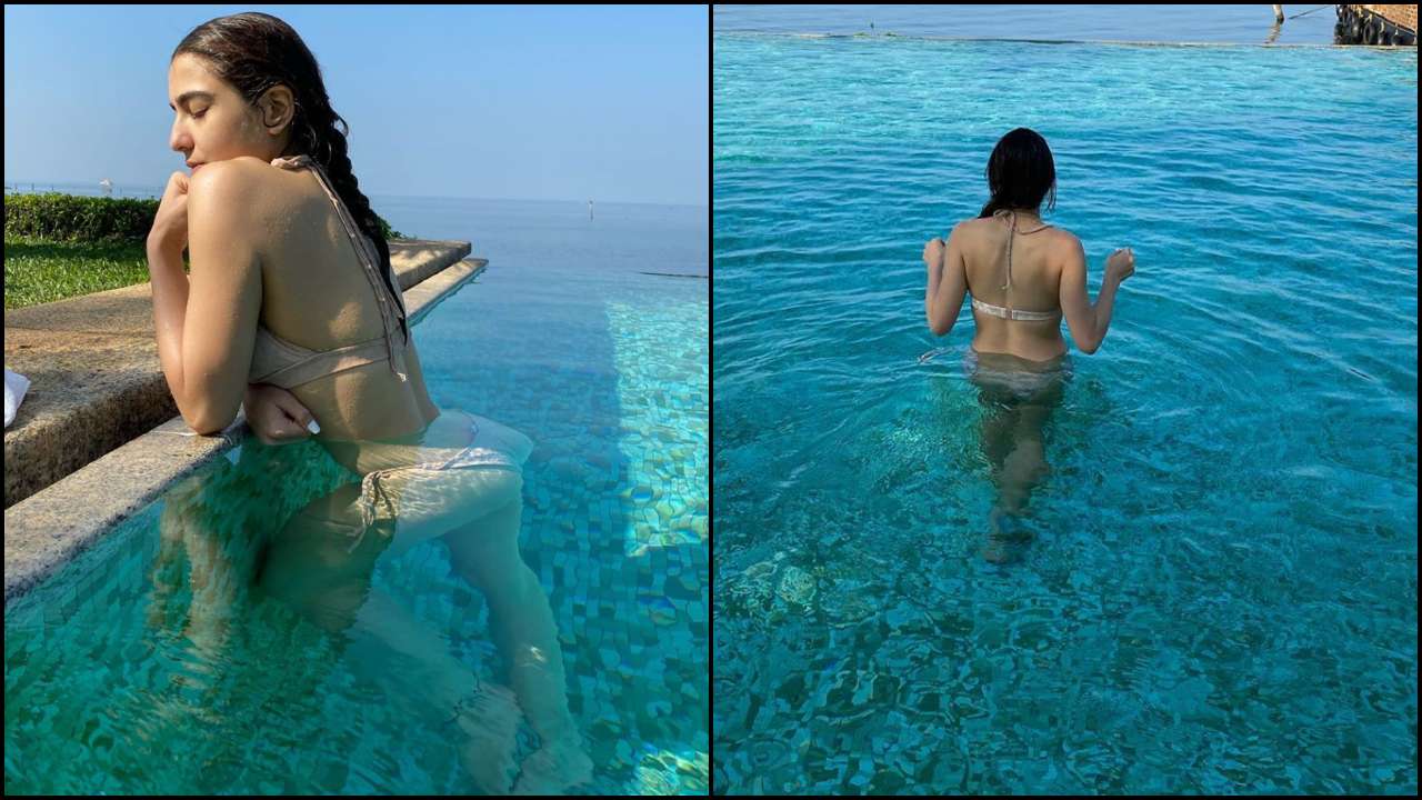 Sara Ali Khan Bollywood Actress Porn Video - Water baby! Sara Ali Khan flaunts her beachy figure in stylish bikinis  during Maldives vacation