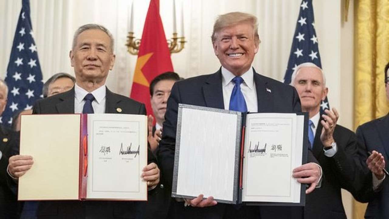 President Trump Signs Trade Deal with China
