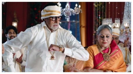 Amitabh & Jaya Bachchan are in wedding spirit