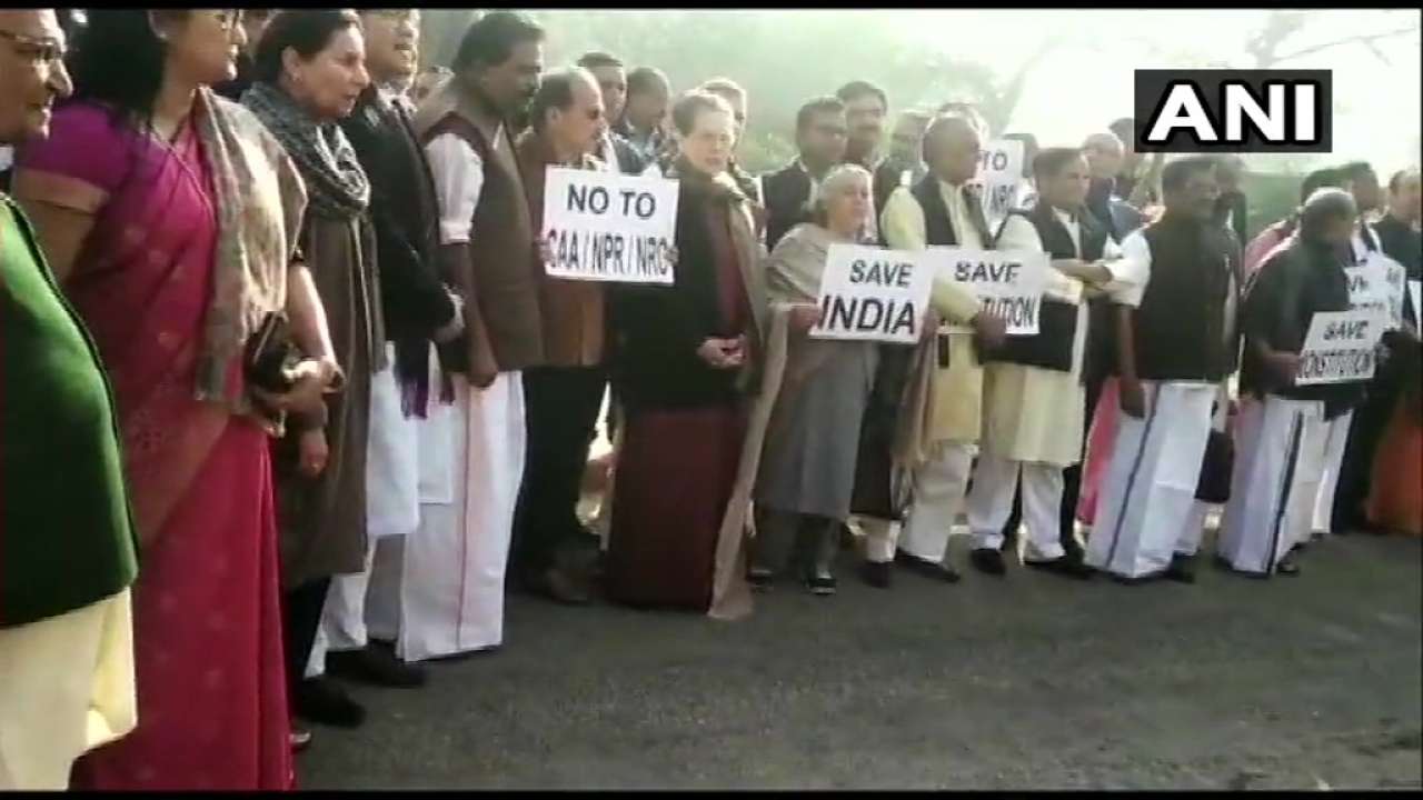 Oppn protest ahead of Budget session