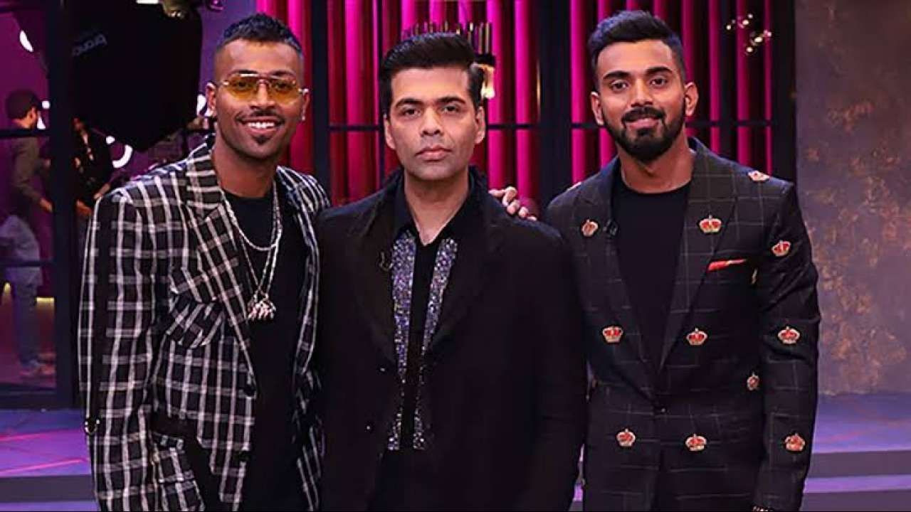 KL Rahul, Hardik Pandya at Koffee with Karan